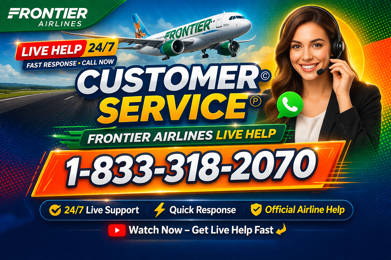A Complete Guide to { Frontier Airlines } Customer Service Live Person at #frontierairlines